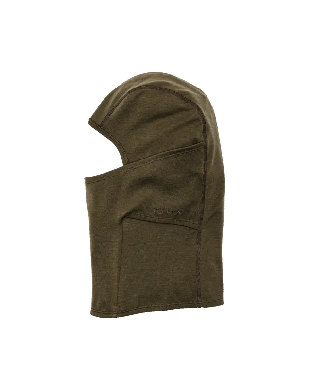400g Merino Wool Balaclava - Dark Olive sold by Filson