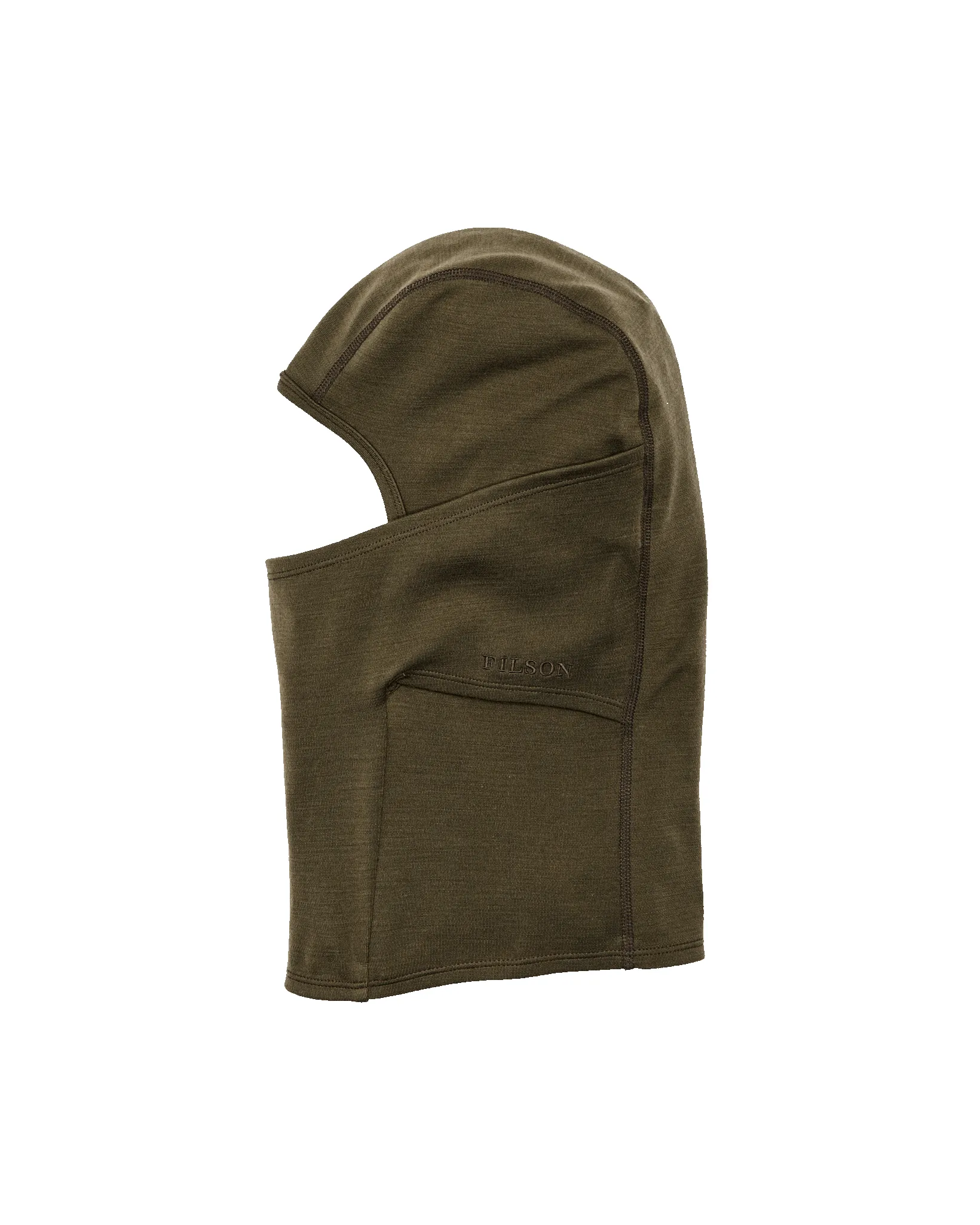 400g Merino Wool Balaclava - Dark Olive sold by Filson