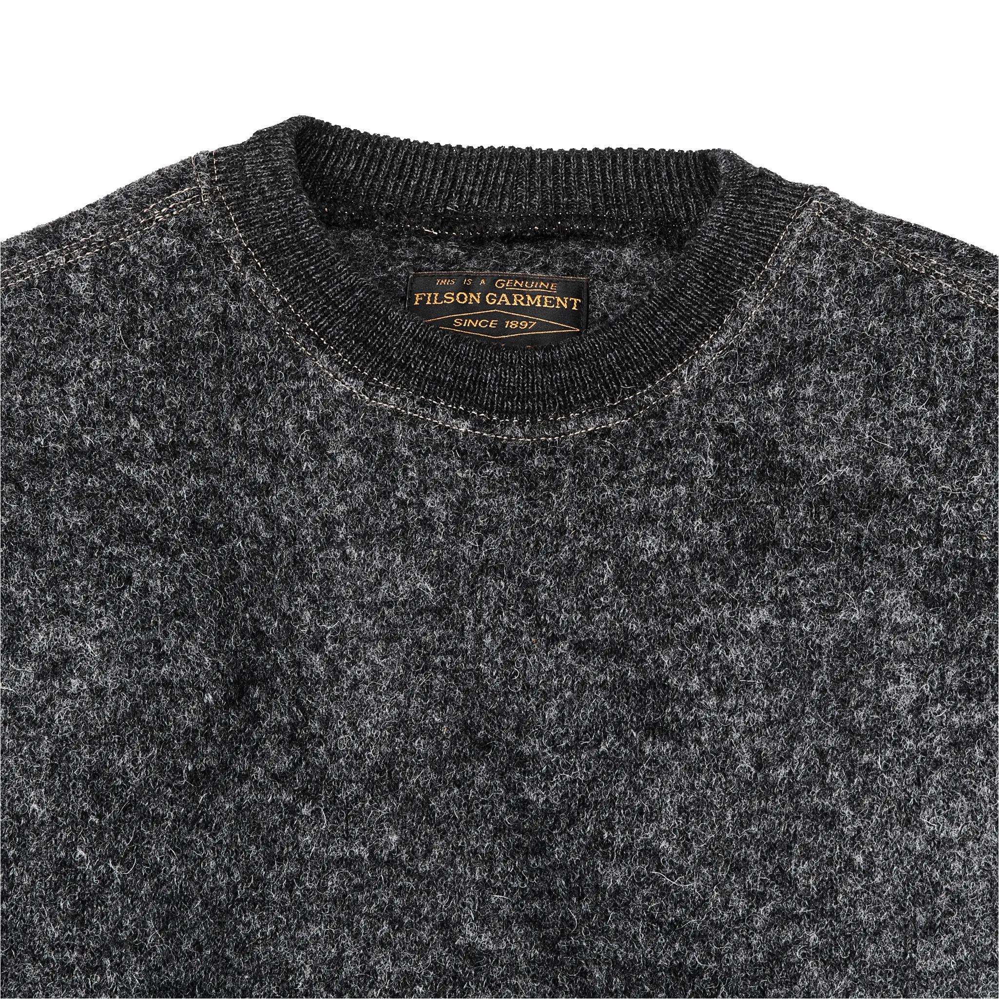 Keyport Wool Crewneck - Charcoal Heather sold by Filson product image thumbnail 3
