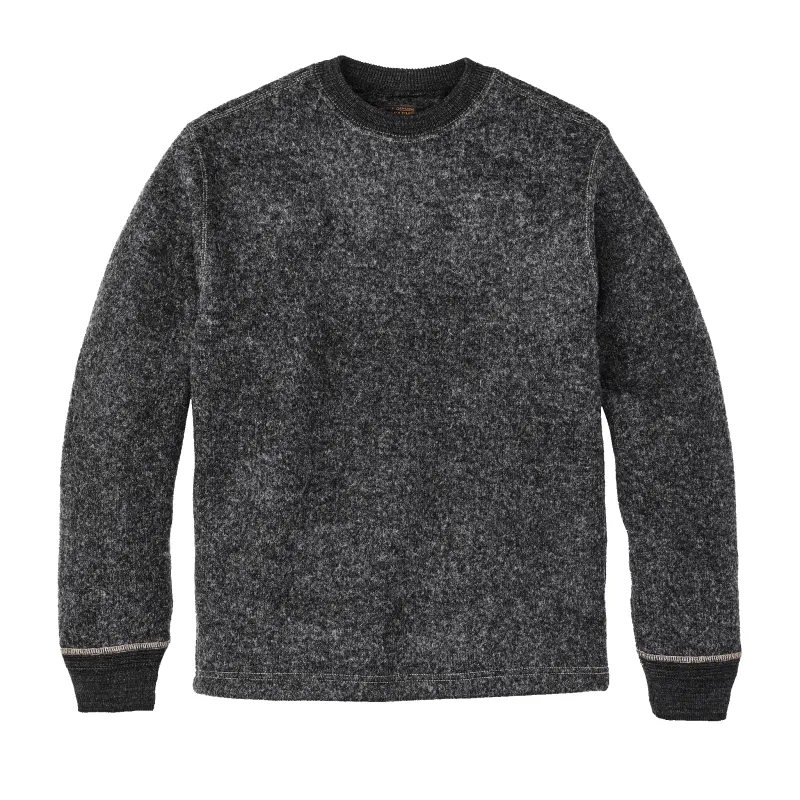 Keyport Wool Crewneck - Charcoal Heather sold by Filson