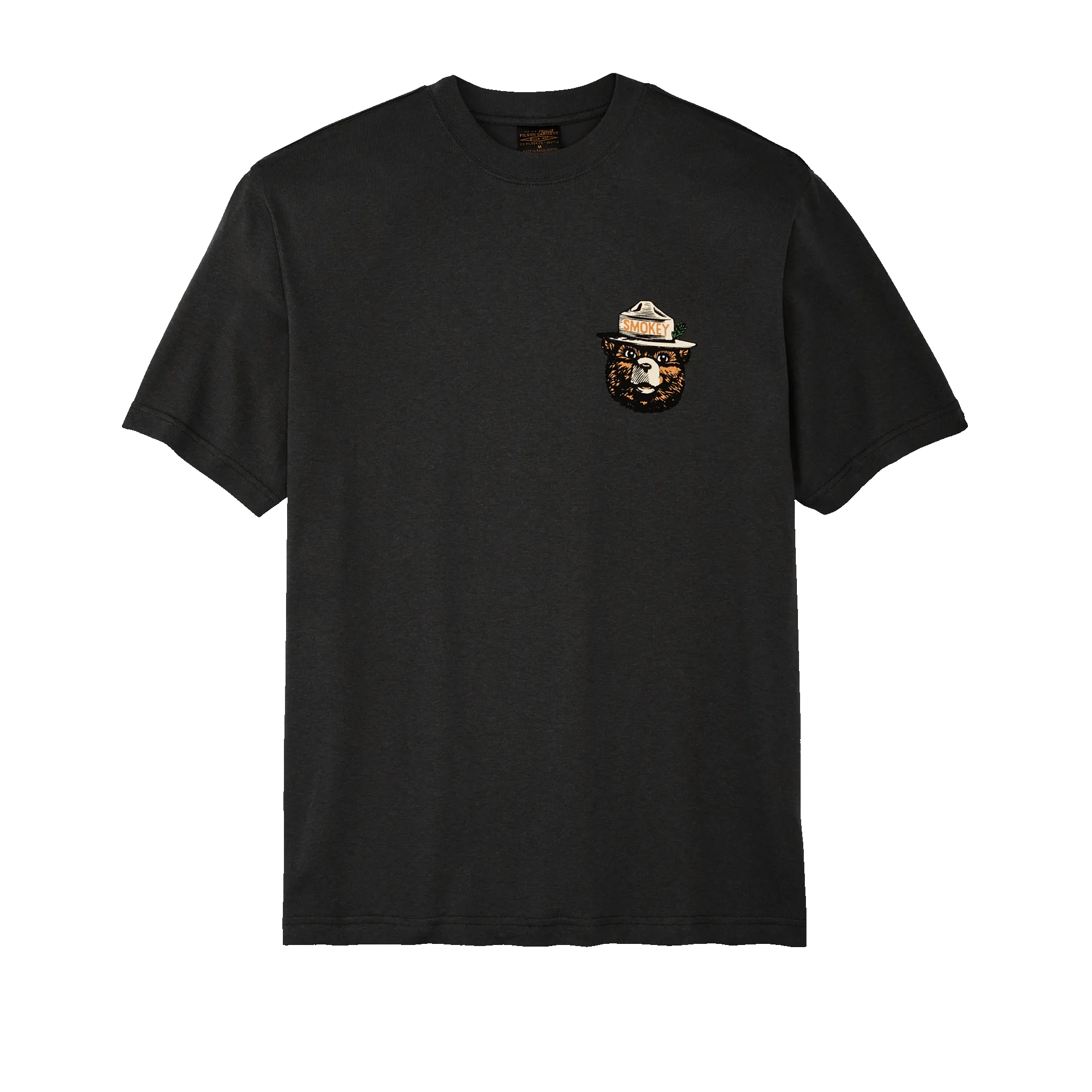 Smokey Bear Frontier Graphic T-shirt - Faded Black / Smokey sold by Filson