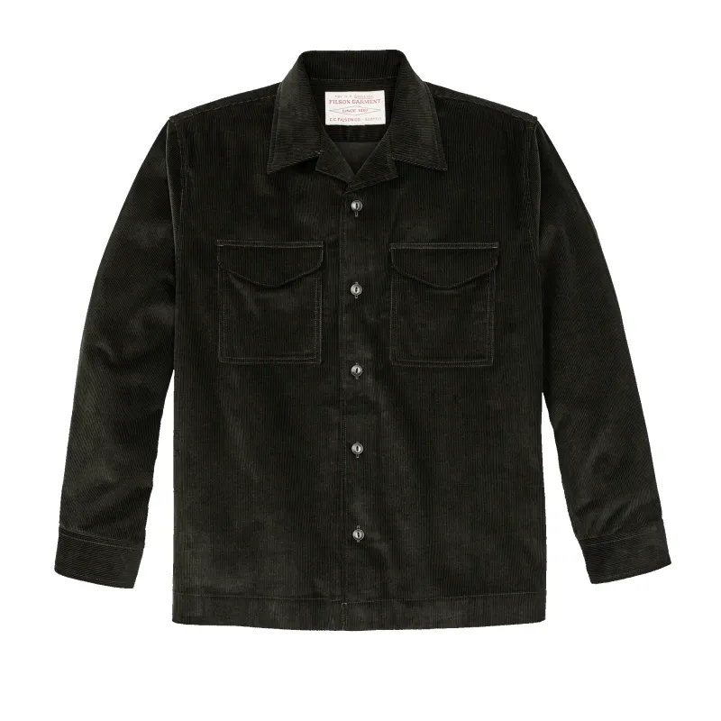 Corduroy Camp Shirt - Dark Green sold by Filson