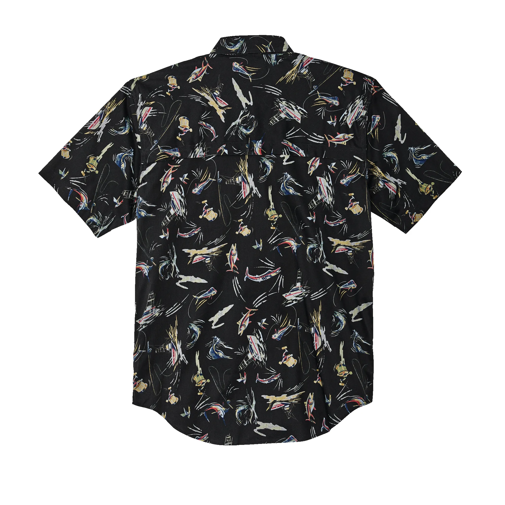 Twin Lakes Short Sleeve Sport Shirt - Offshore Catch Print sold by Filson product image thumbnail 2