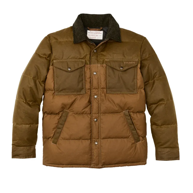 Down Jac-shirt - Dark Tan sold by Filson