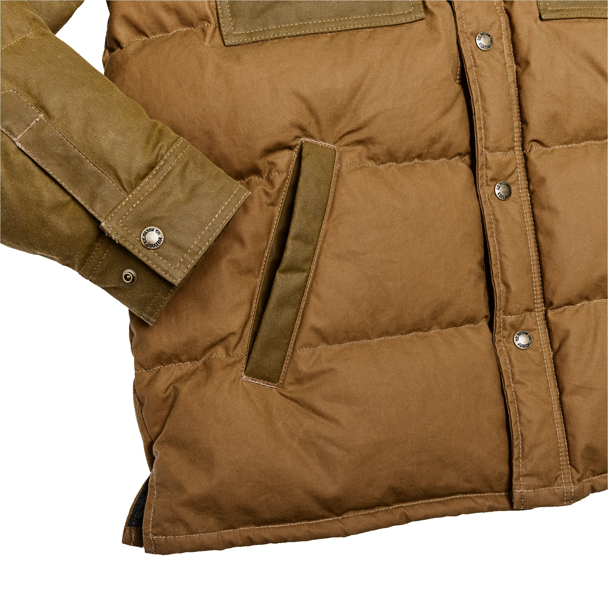 Down Jac-shirt - Dark Tan sold by Filson product image thumbnail 5