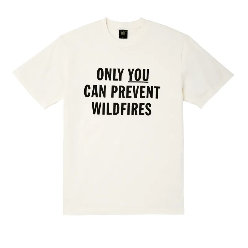 Smokey Bear Pioneer T-shirt - Birch / Only You sold by Filson