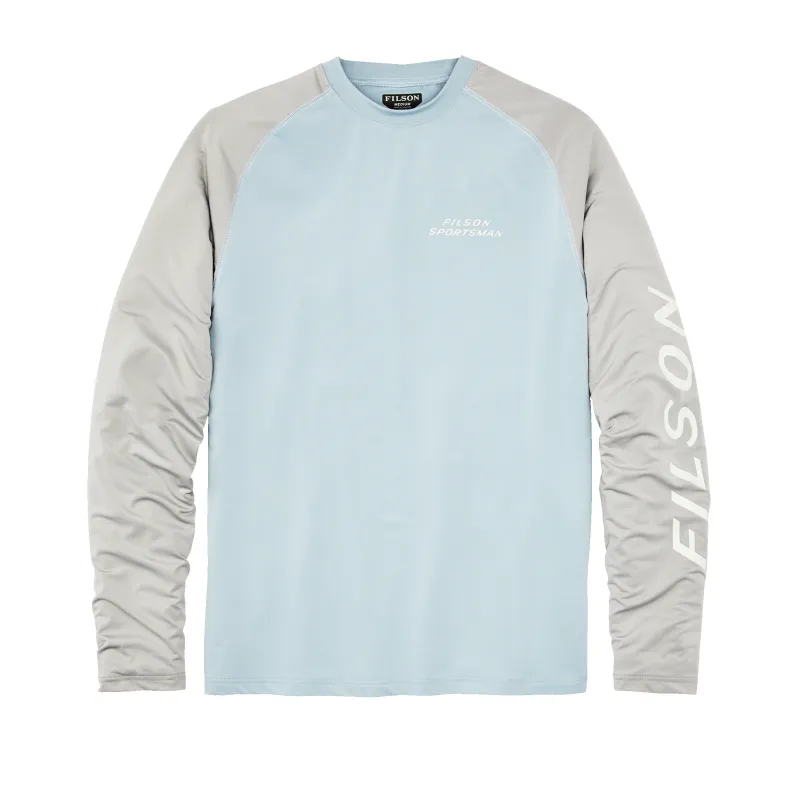 Long Sleeve Barrier T-shirt - Stone Blue / Alloy sold by Filson