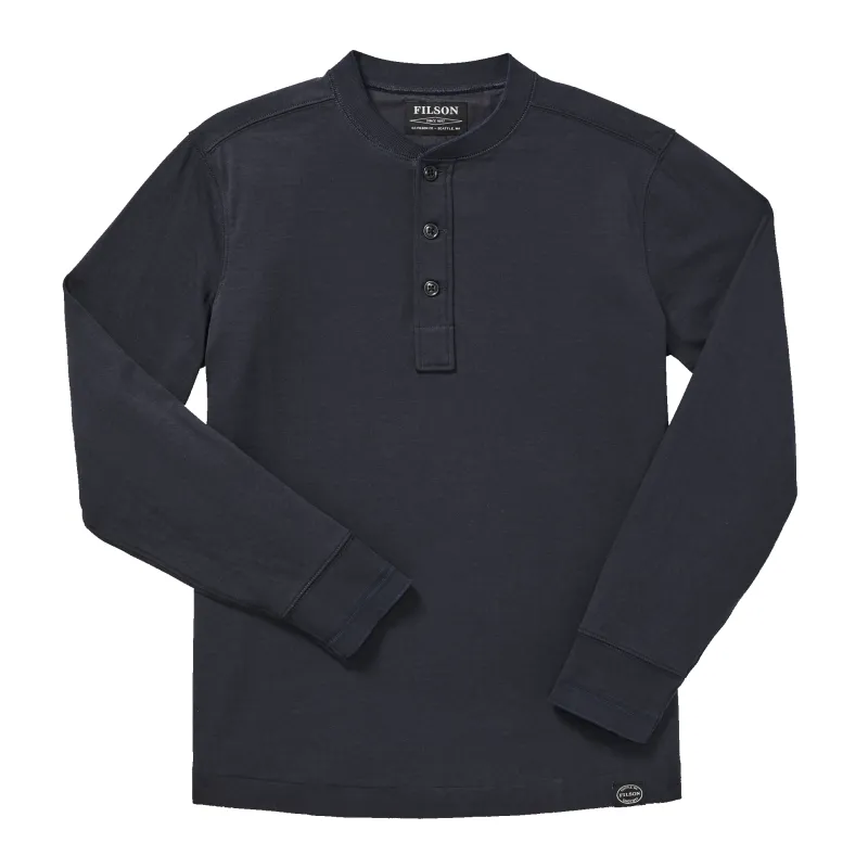 Double Layer Henley - Dark Navy made by Filson