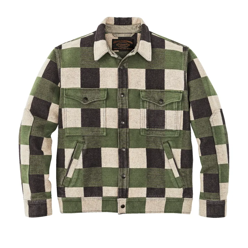 Beartooth Camp Jacket - Cinder / Olive Check sold by Filson
