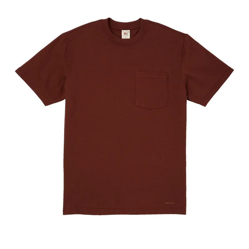 Pioneer Pocket T-shirt - Brick Red sold by Filson