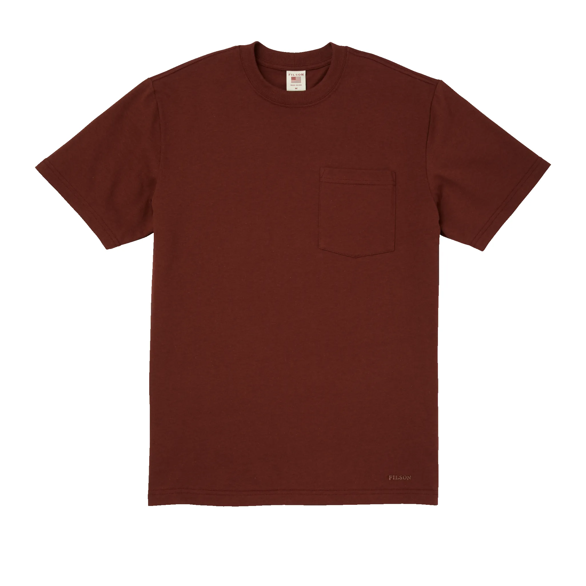 Pioneer Pocket T-shirt - Brick Red sold by Filson