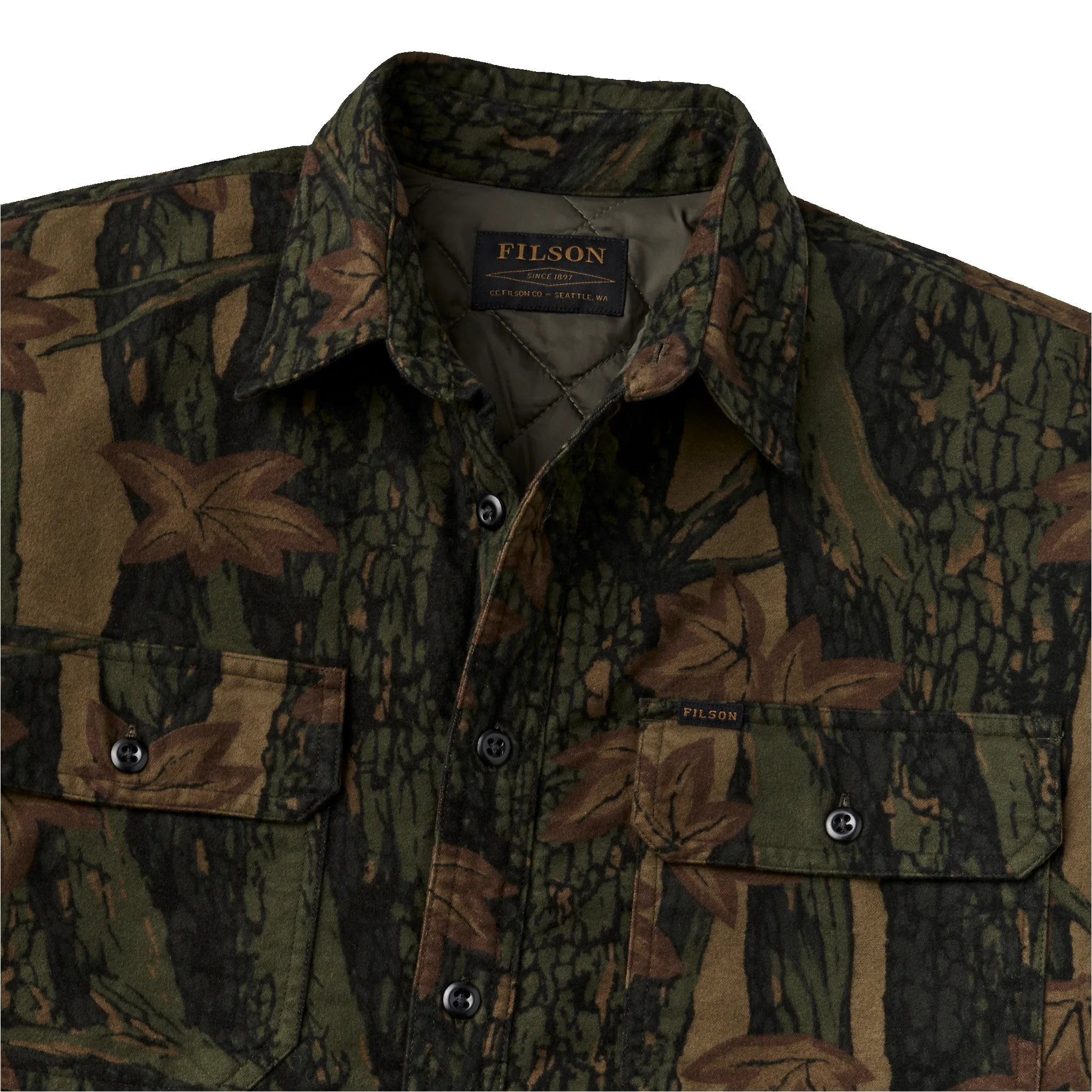 Insulated Field Flannel Shirt - Maple Bark Camo sold by Filson product image thumbnail 4