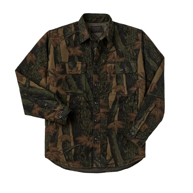 Insulated Field Flannel Shirt - Maple Bark Camo sold by Filson
