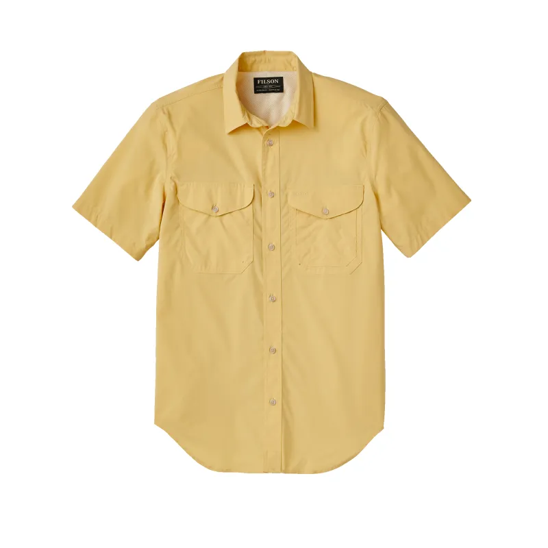 Twin Lakes Short Sleeve Sport Shirt - Semolina sold by Filson