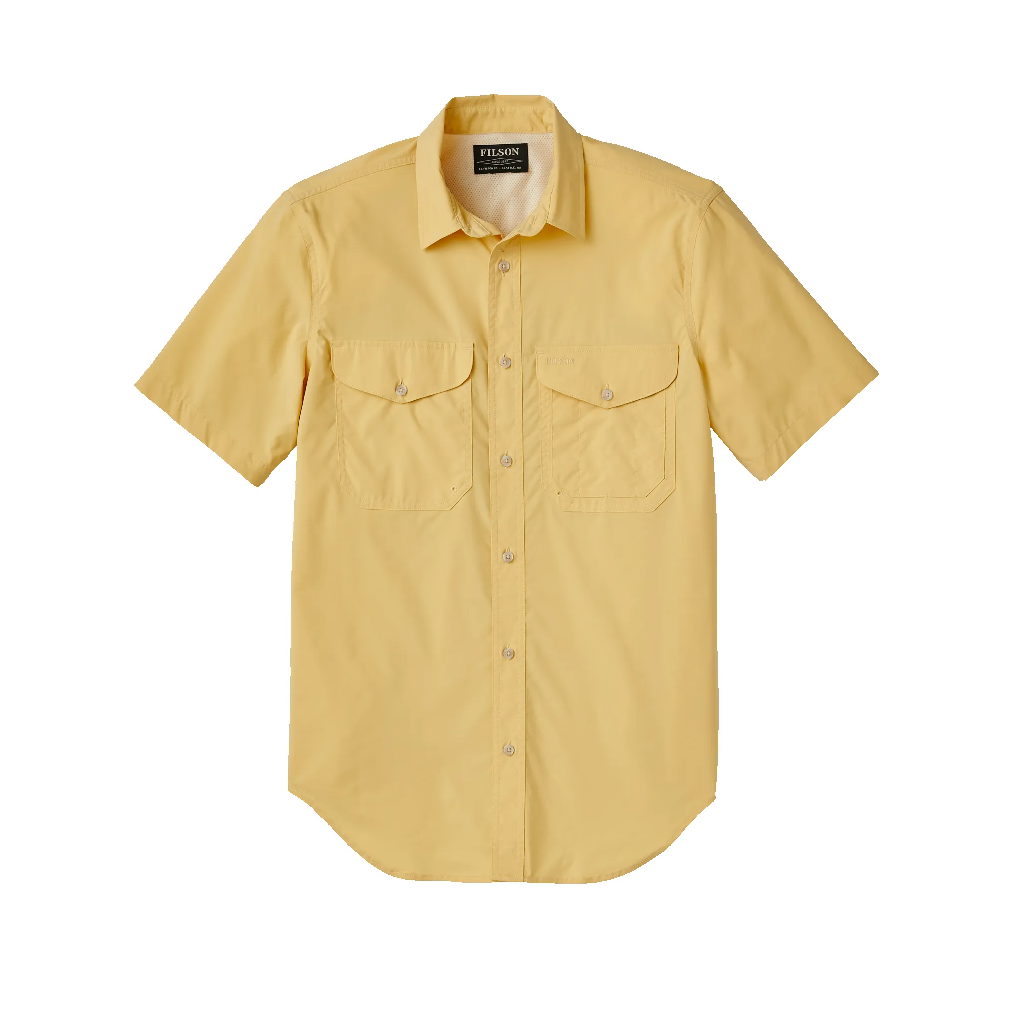 Twin Lakes Short Sleeve Sport Shirt - Semolina sold by Filson
