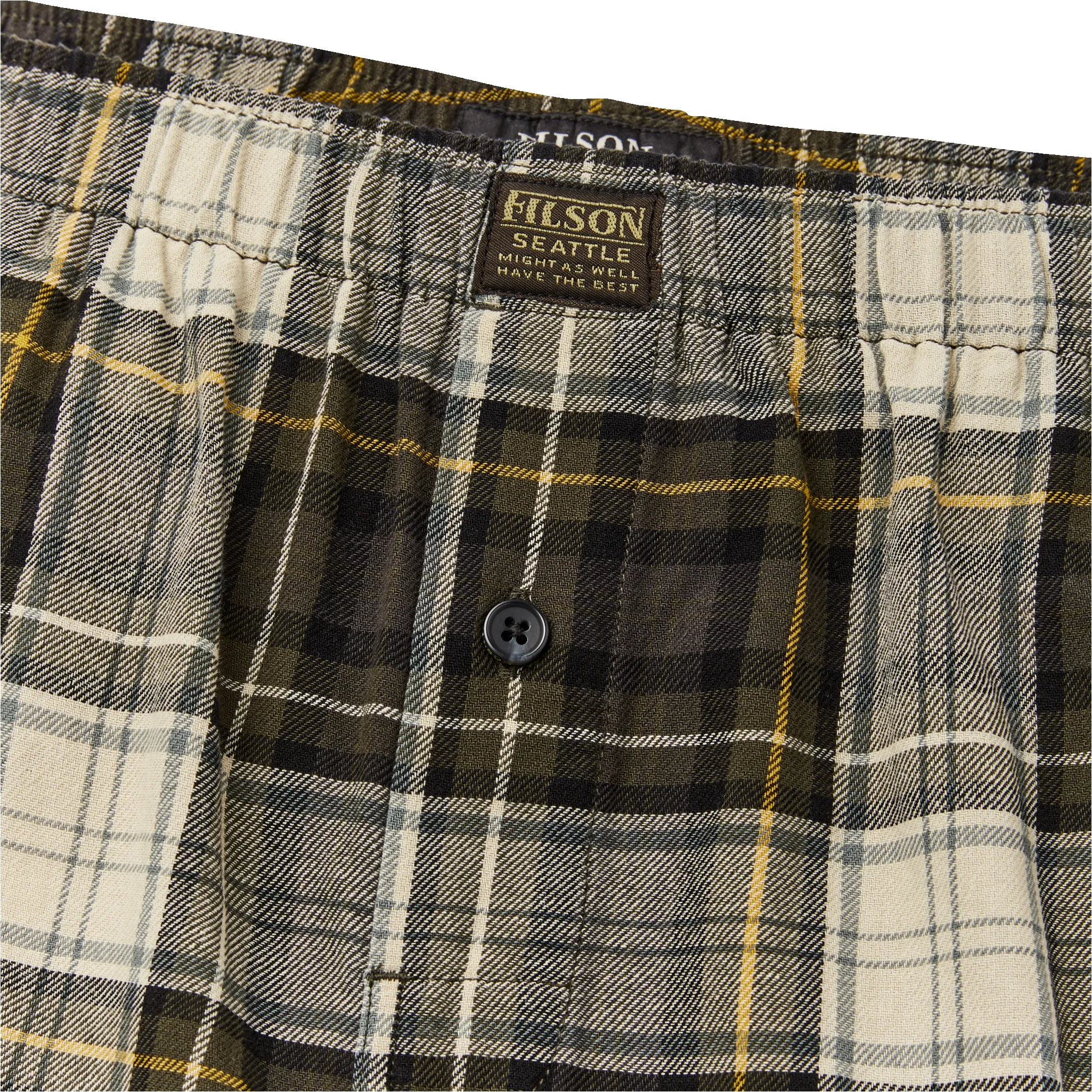 Smokey Bear Lounge Shorts - Forest Hunt Plaid sold by Filson product image thumbnail 3