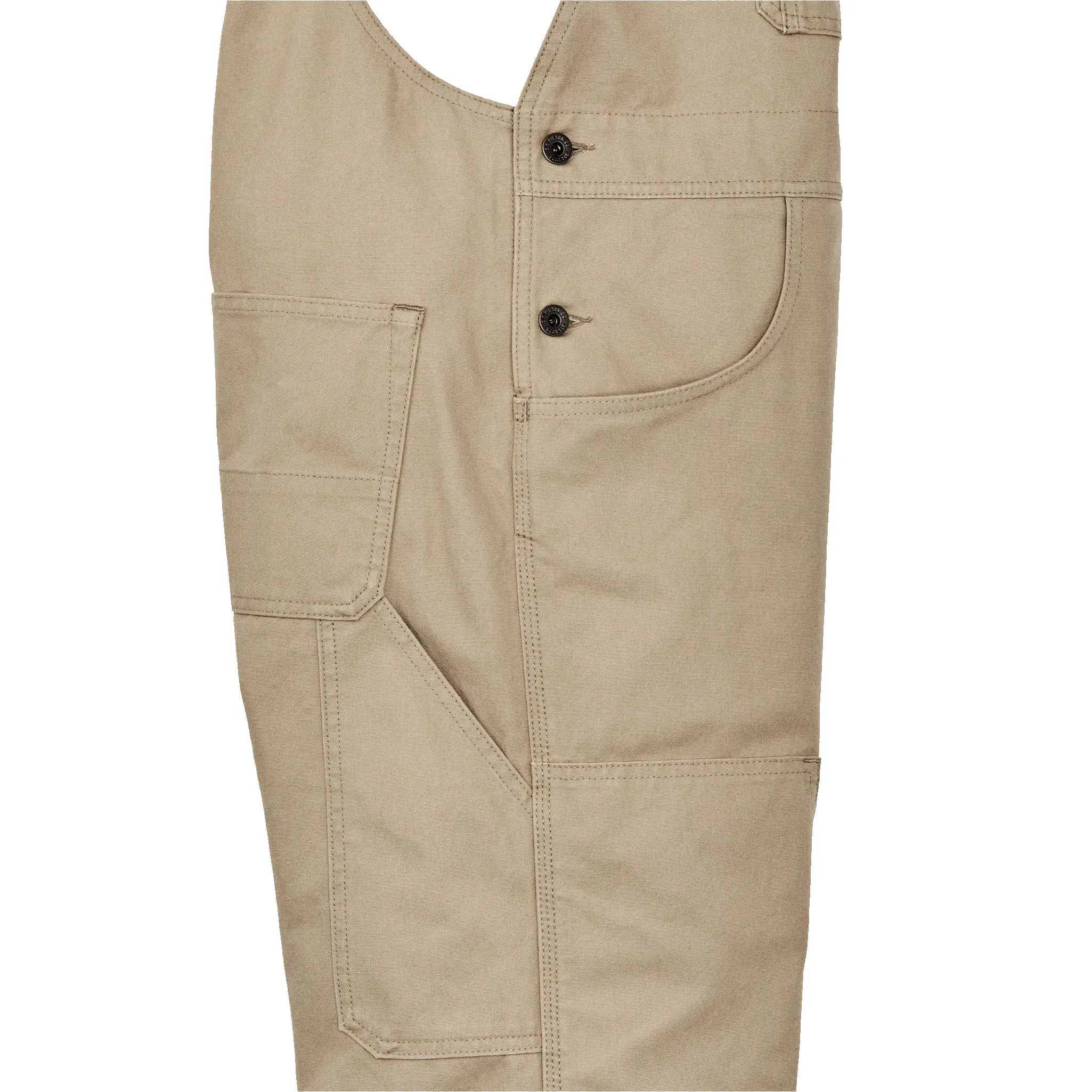 Dry Tin Cloth Bibs - Gray Khaki sold by Filson product image thumbnail 5