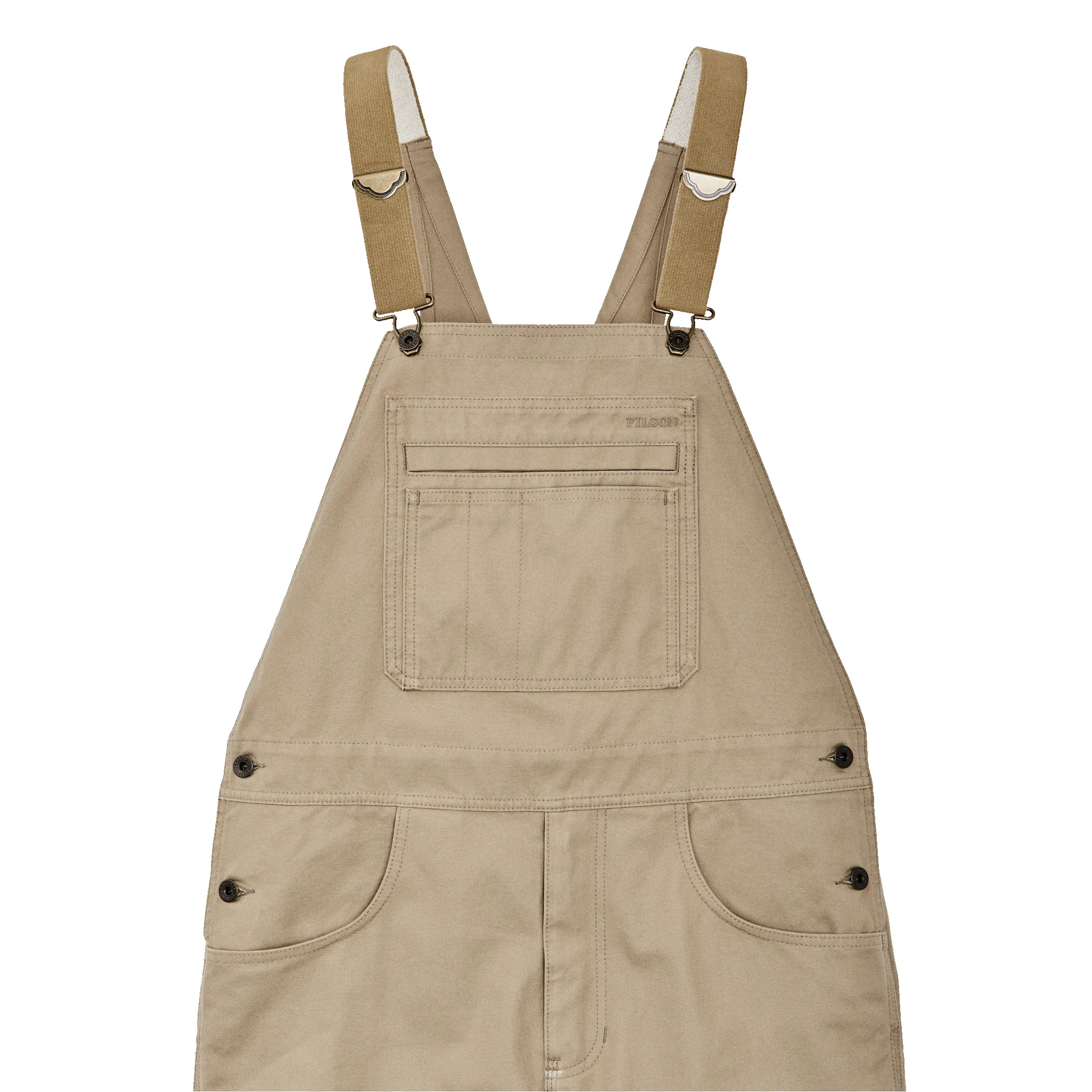 Dry Tin Cloth Bibs - Gray Khaki sold by Filson product image thumbnail 4