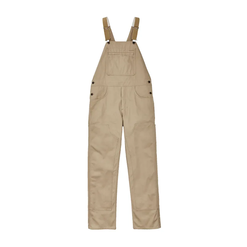 Dry Tin Cloth Bibs - Gray Khaki sold by Filson