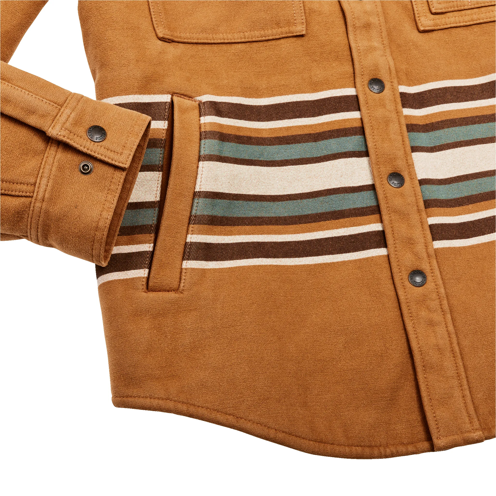Beartooth Jac-shirt - Golden Brown Multi Stripe sold by Filson product image thumbnail 5