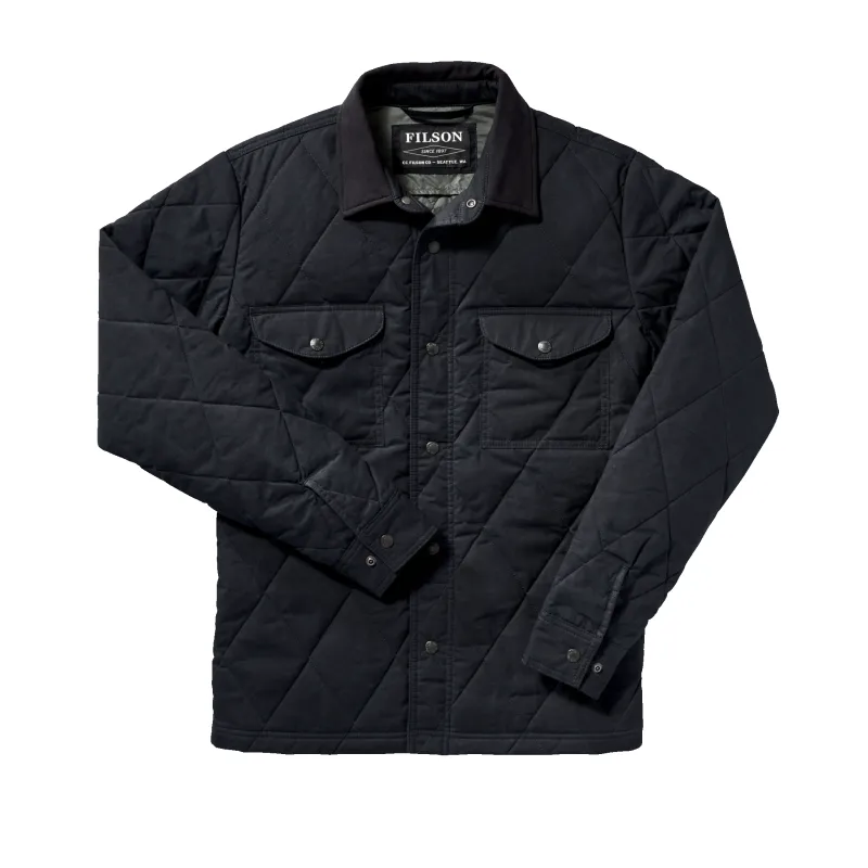 Hyder Quilted Jac-shirt - Faded Navy sold by Filson