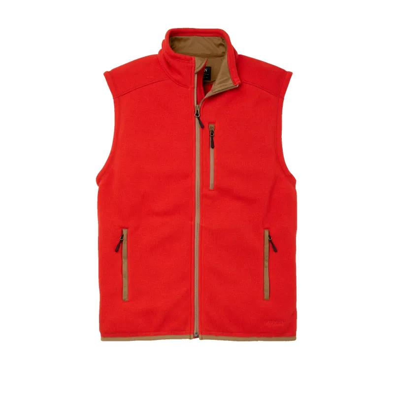 Ridgeway Fleece Vest - Steelhead Red sold by Filson