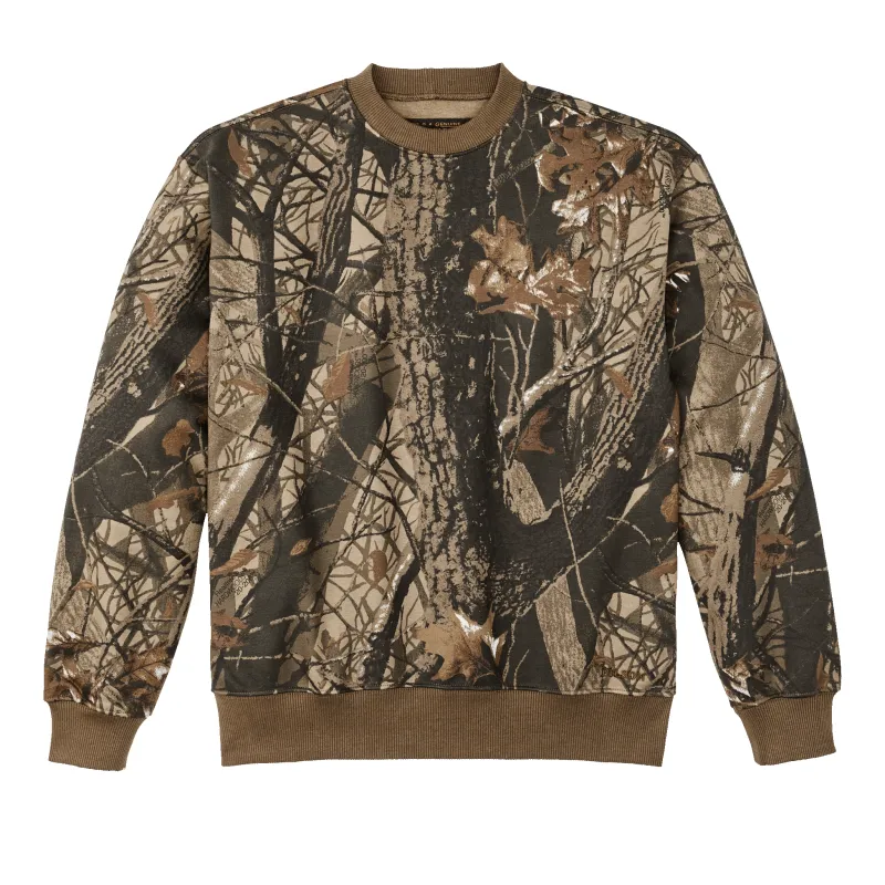 Prospector Crewneck Sweatshirt - Realtree Hardwoods Camo sold by Filson