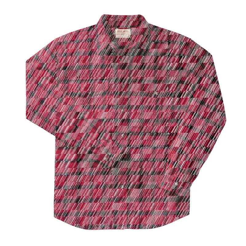 Alaskan Guide Shirt - Extra Long - Red/black Plaid sold by Filson
