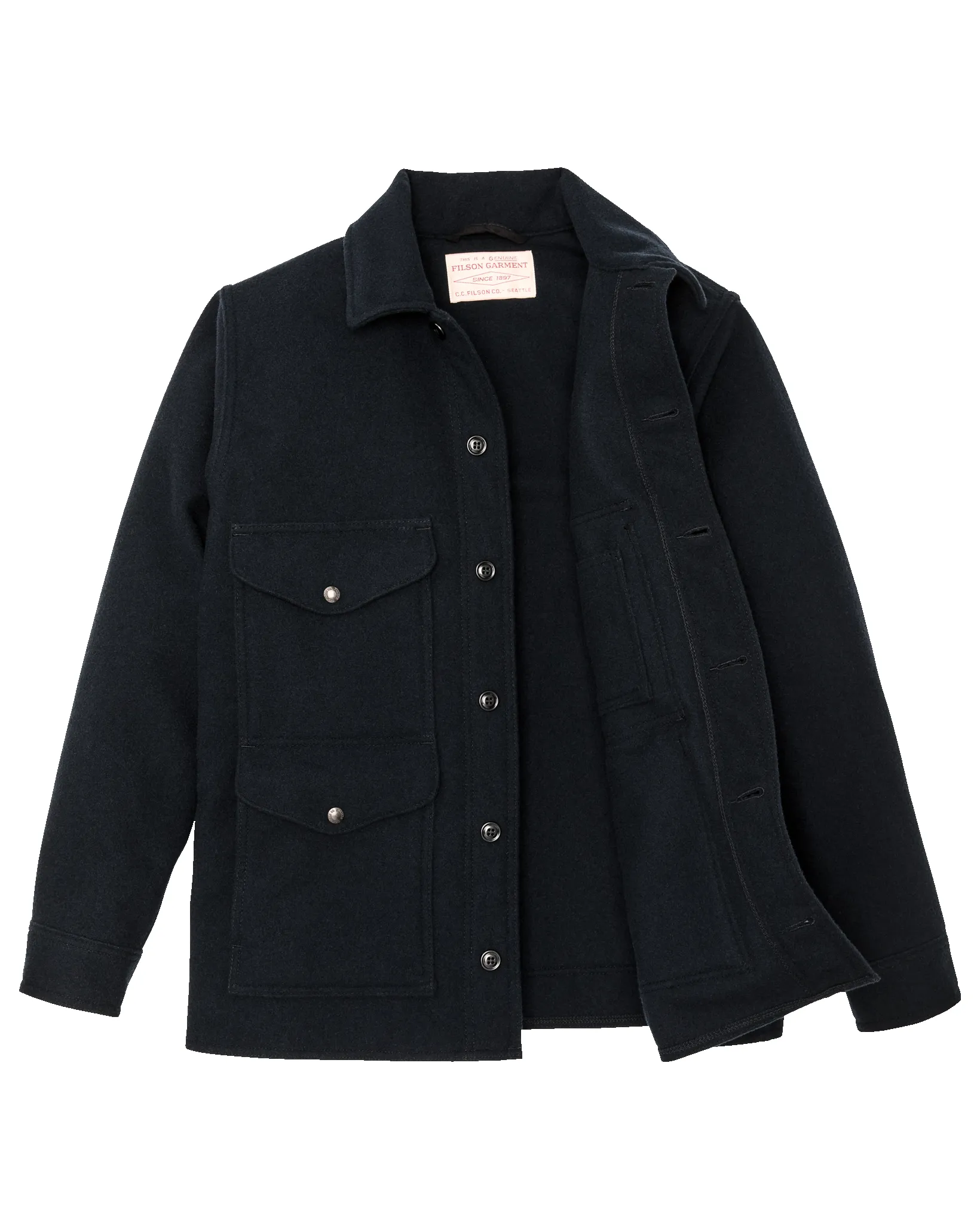 Seattle Wool Cruiser Jacket - Navy sold by Filson product image thumbnail 3