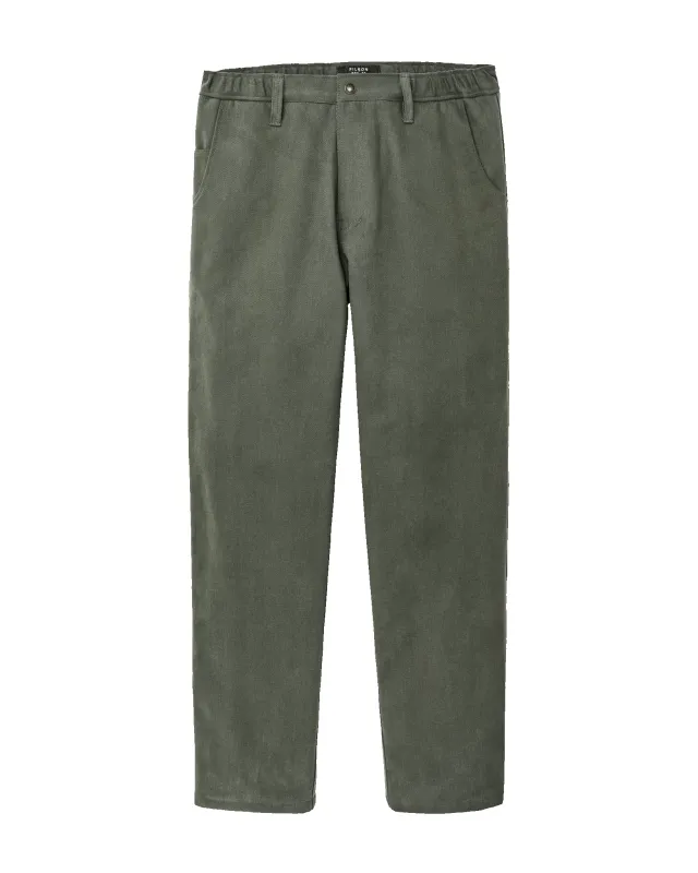 Filson X Freeman Lined Studio Pant - Forest Green Heather sold by Filson