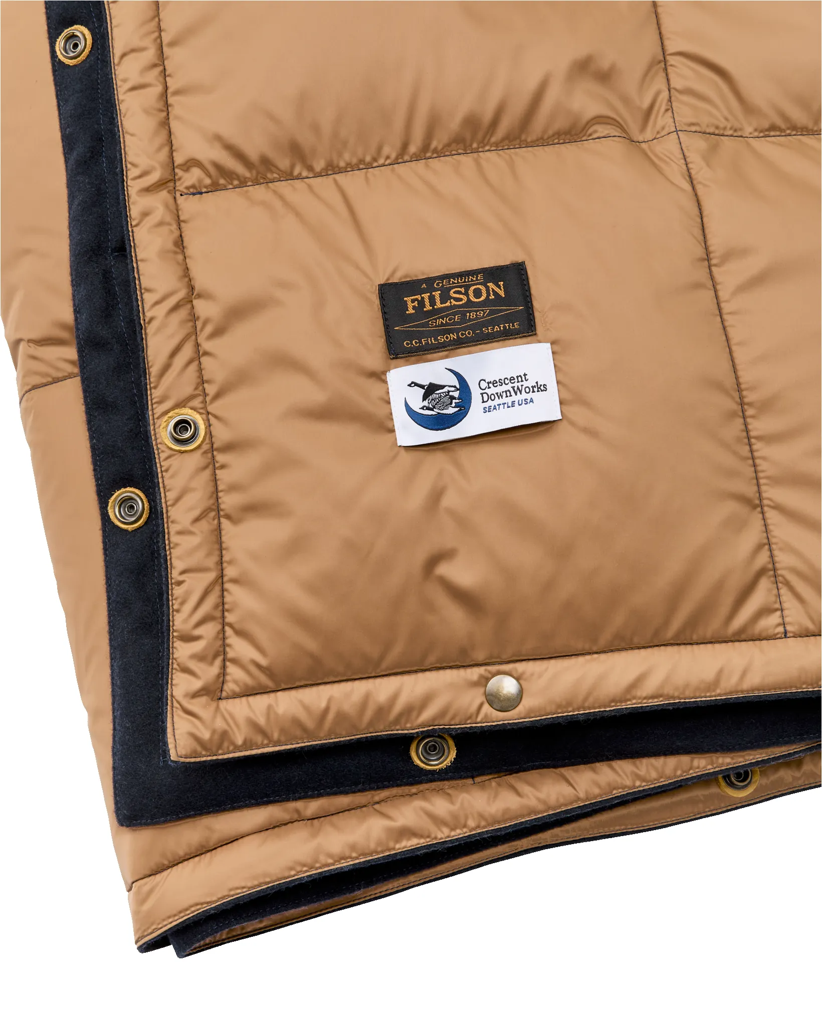 Filson X Crescent Down Works Blanket - Navy sold by Filson product image thumbnail 2