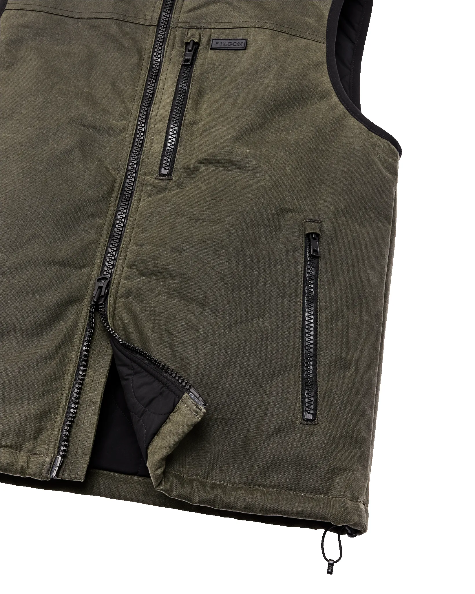 Tin Cloth Primaloft Vest - Otter Green sold by Filson product image thumbnail 4