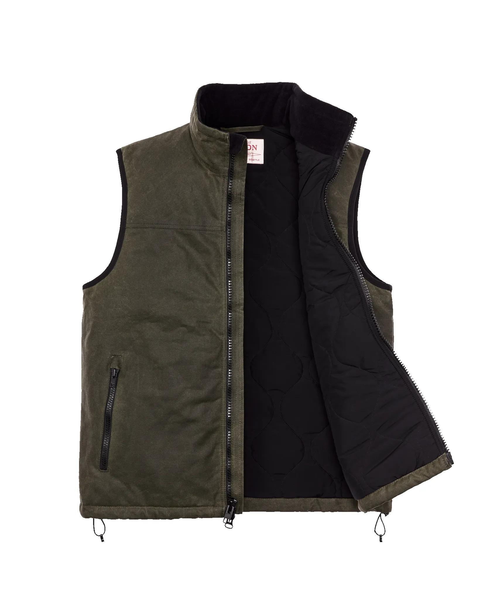 Tin Cloth Primaloft Vest - Otter Green sold by Filson product image thumbnail 3