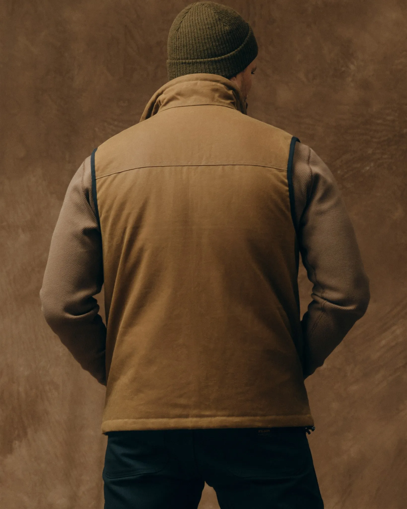 Tin Cloth Primaloft Vest - Dark Tan 2 sold by Filson product image thumbnail 2