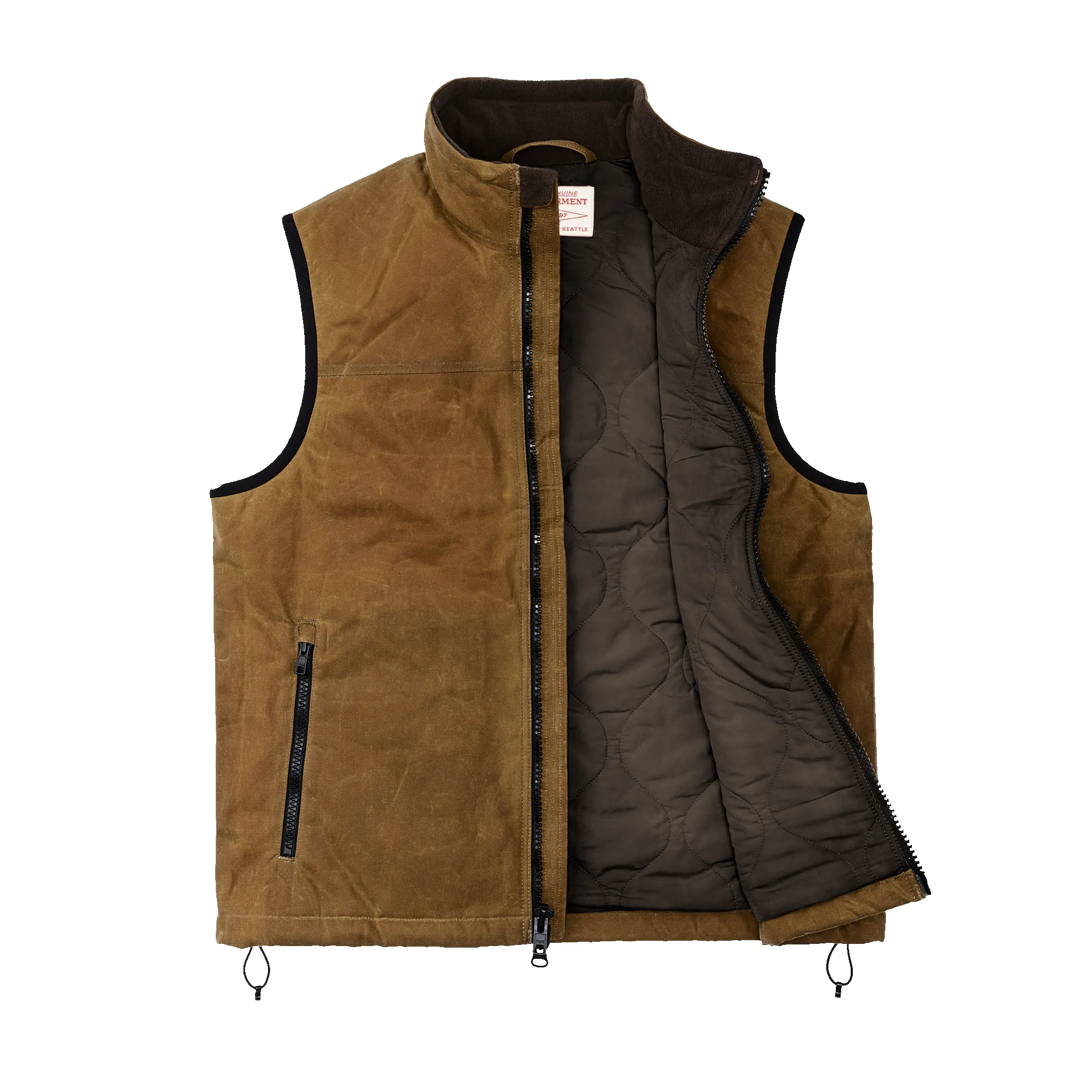 Tin Cloth Primaloft Vest - Dark Tan 2 sold by Filson product image thumbnail 5