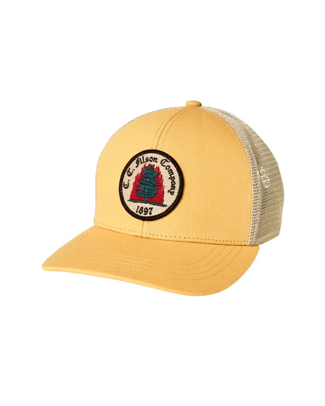 Wildfire Logger Mesh Cap - Vintage Gold made by Filson