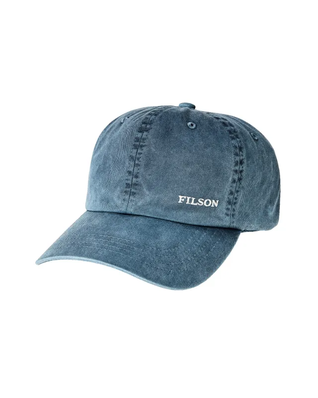 Washed Low-profile Logger Cap - Washed Blue sold by Filson