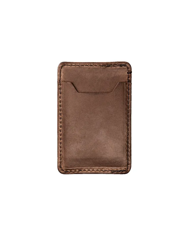 Filson Leather Card Case - Natural Brown sold by Filson