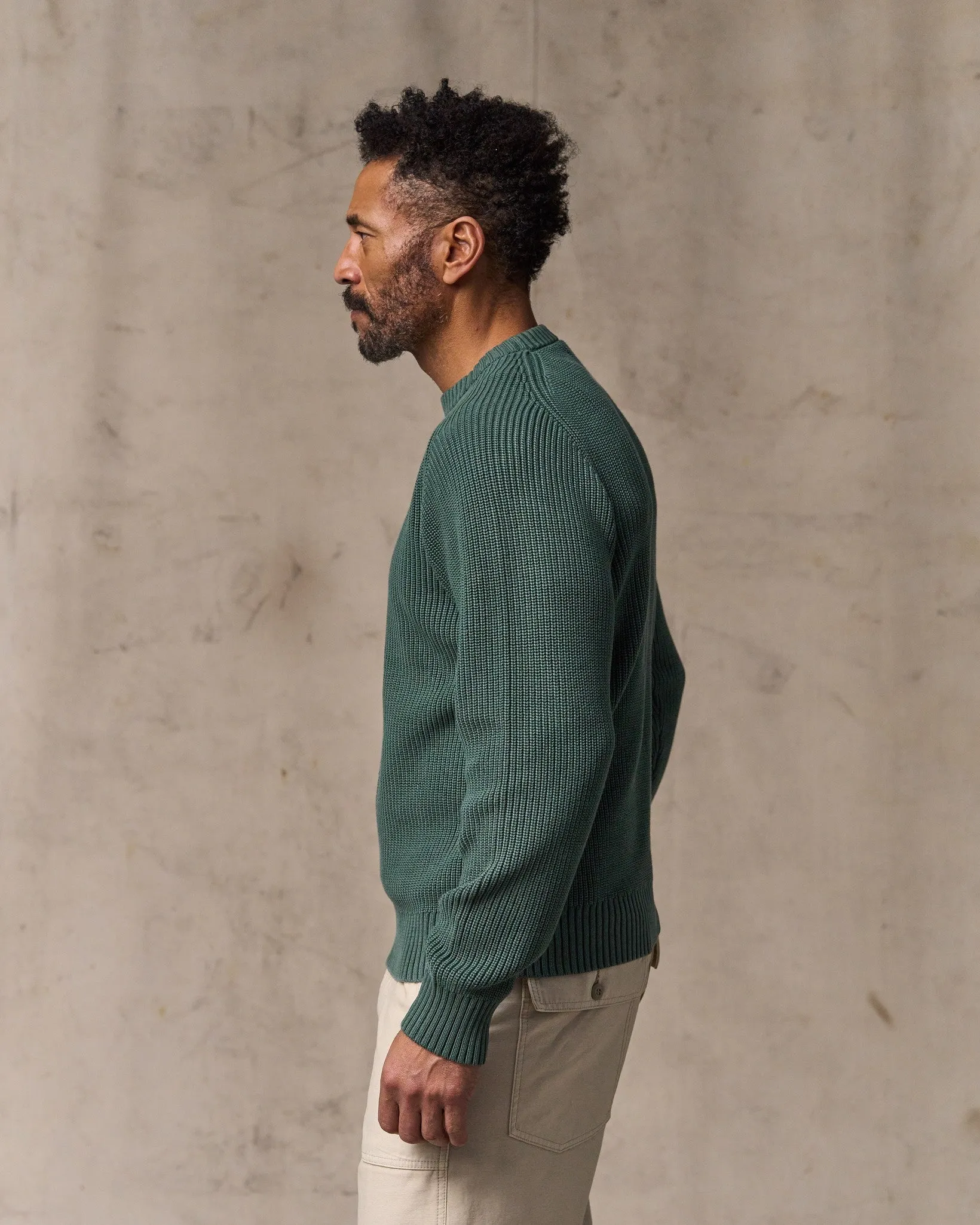 Vintage Cotton Crewneck Sweater - Juniper sold by Filson product image thumbnail 3