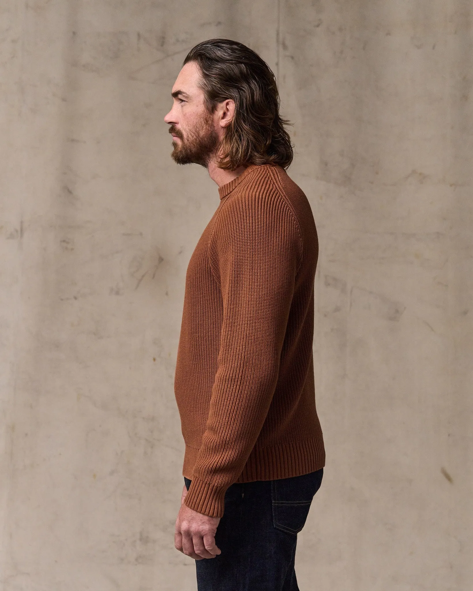 Vintage Cotton Crewneck Sweater - Rust sold by Filson product image thumbnail 3