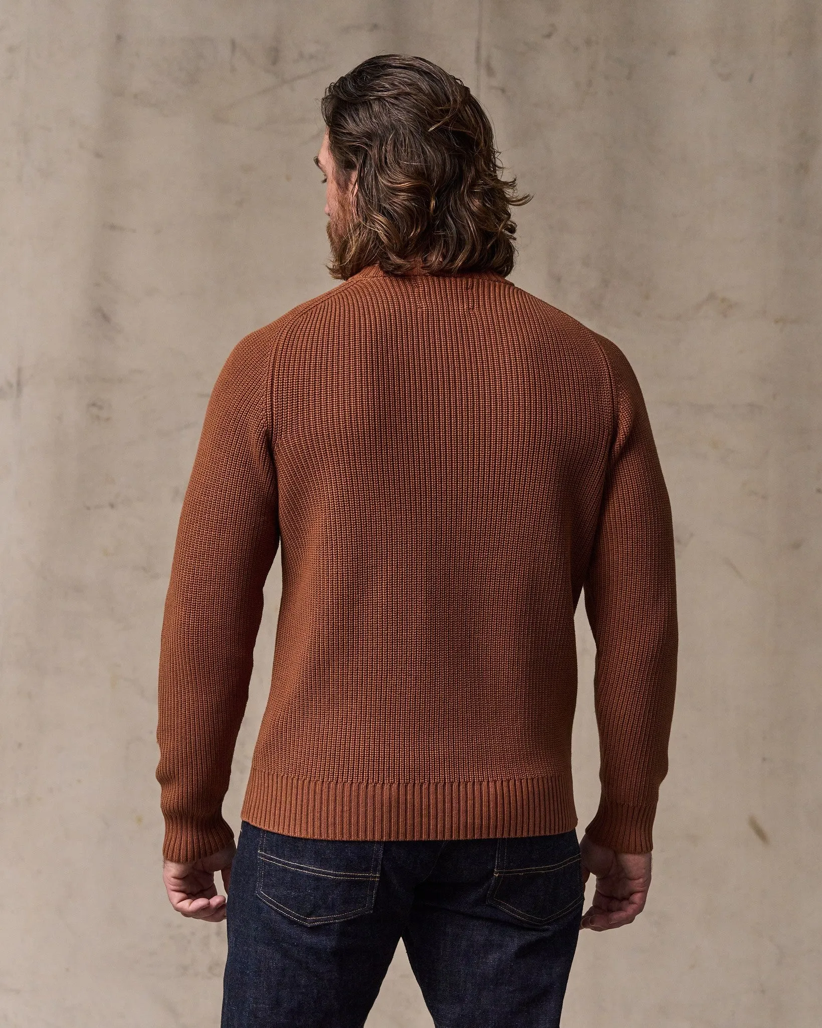 Vintage Cotton Crewneck Sweater - Rust sold by Filson product image thumbnail 2
