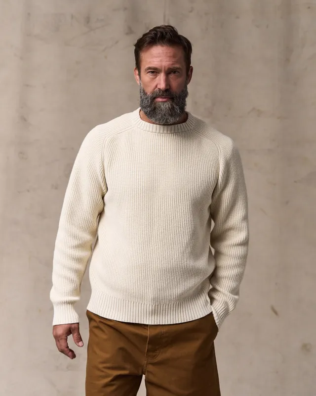 Vintage Cotton Crewneck Sweater - Natural made by Filson