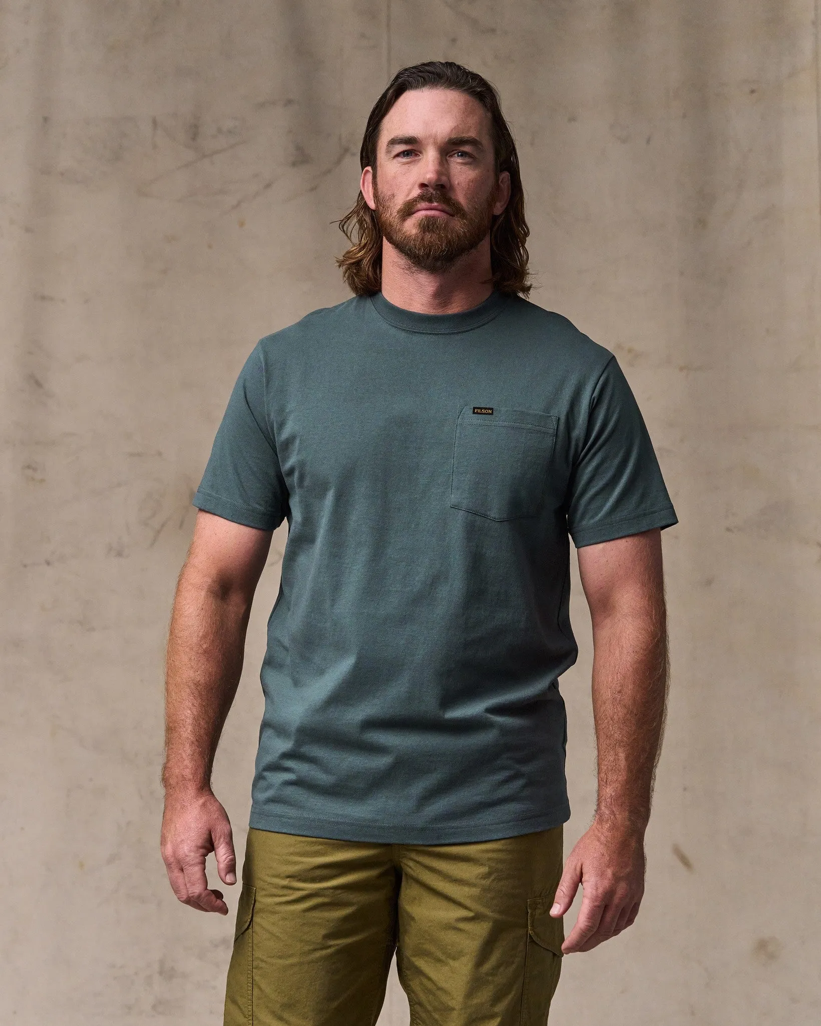 Outfitter Pocket T-shirt - Dark Slate sold by Filson