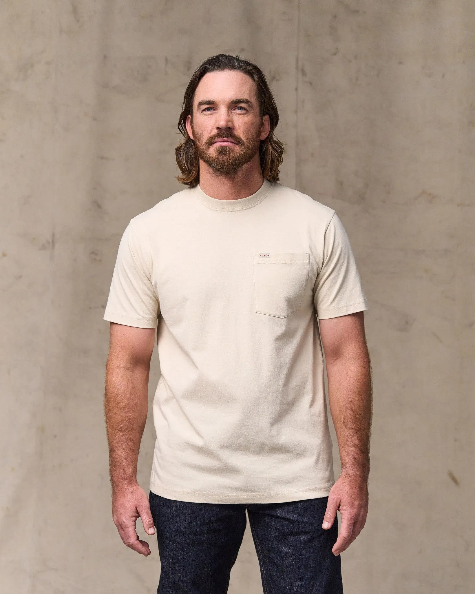Outfitter Pocket T-shirt - Natural sold by Filson