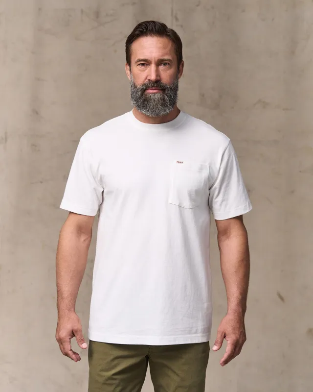 Outfitter Pocket T-shirt - Bright White sold by Filson