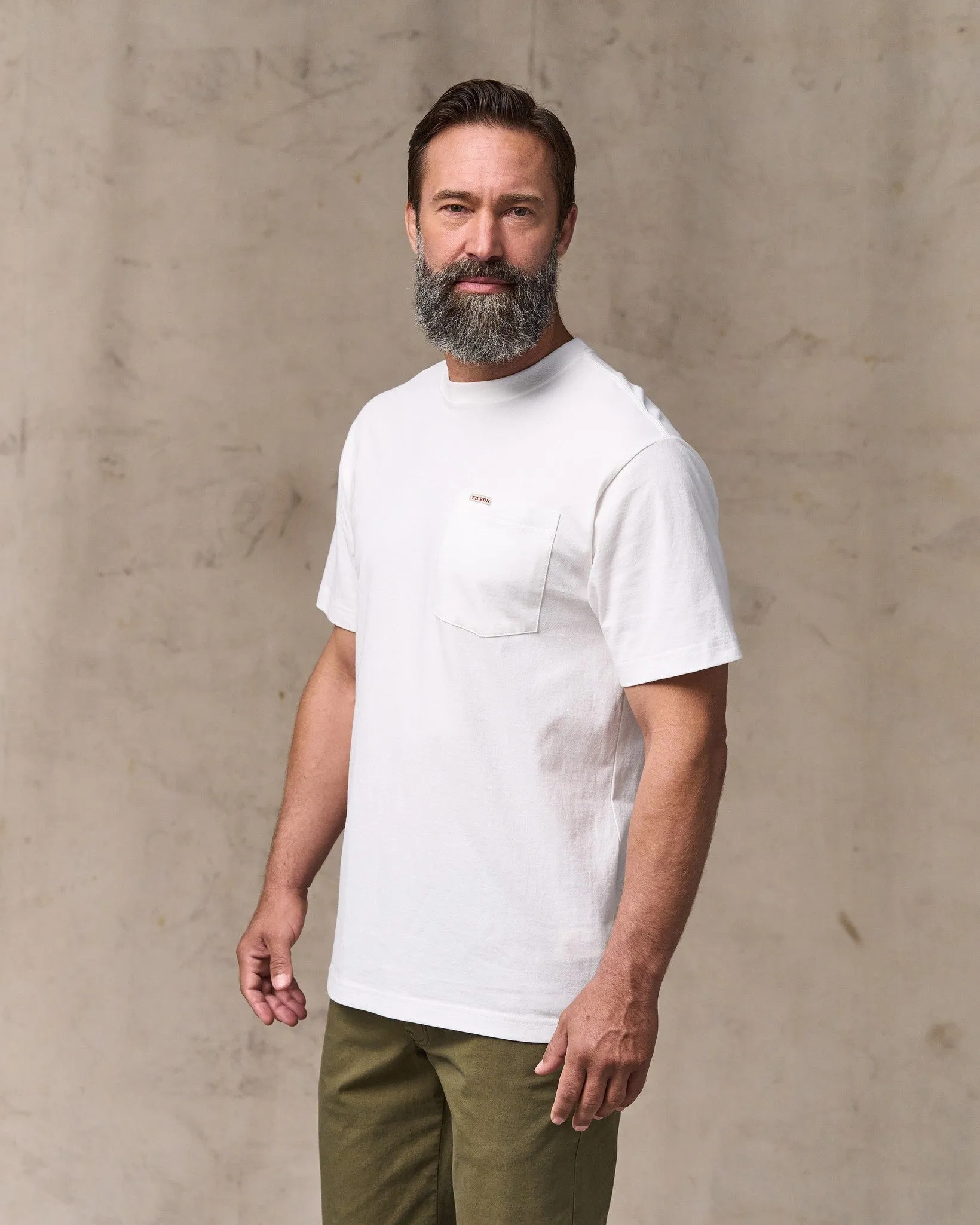 Outfitter Pocket T-shirt - Bright White sold by Filson product image thumbnail 4