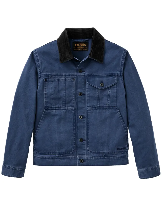 Rustic Canvas Short Cruiser Jacket - Indigo sold by Filson