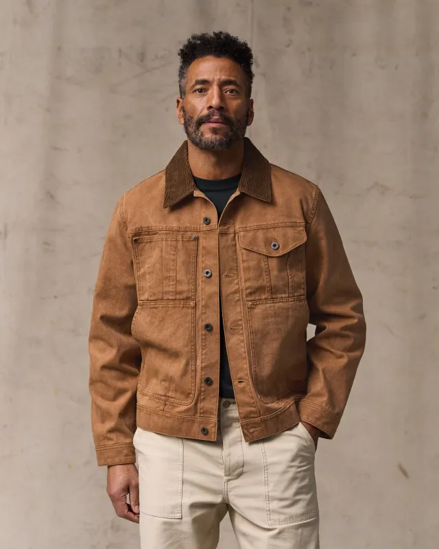 Rustic Canvas Short Cruiser Jacket - Whiskey sold by Filson
