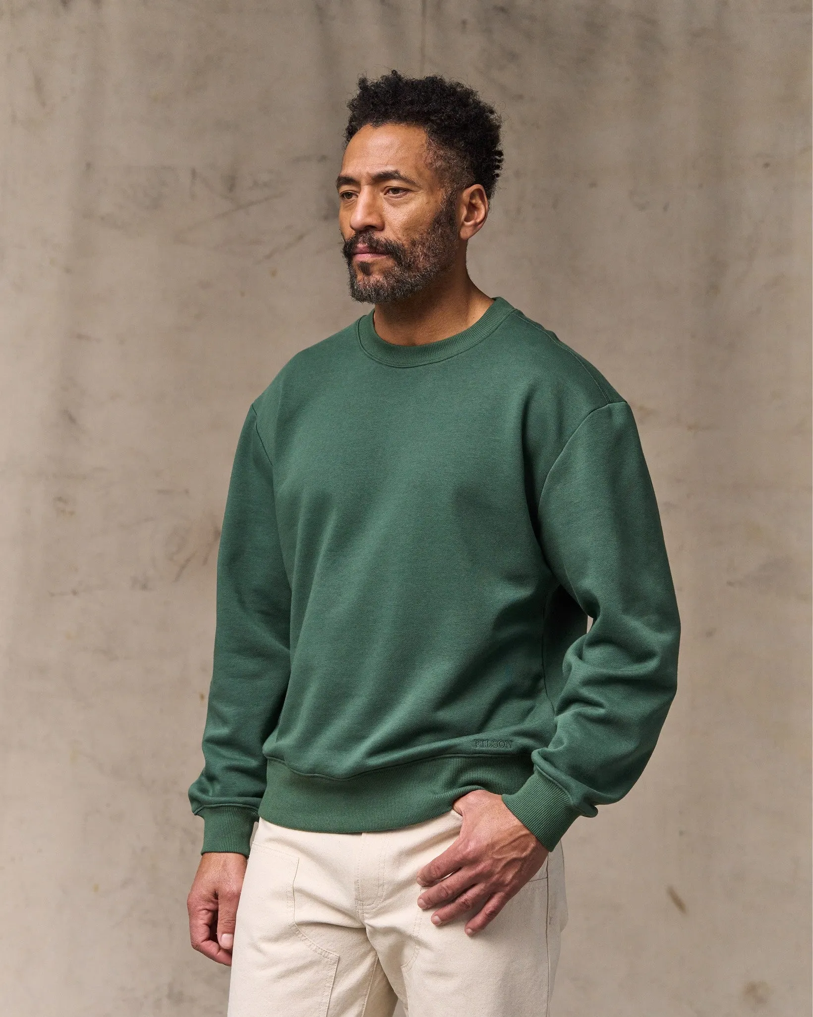 Northwest Crewneck Sweatshirt - Granite Green sold by Filson product image thumbnail 3