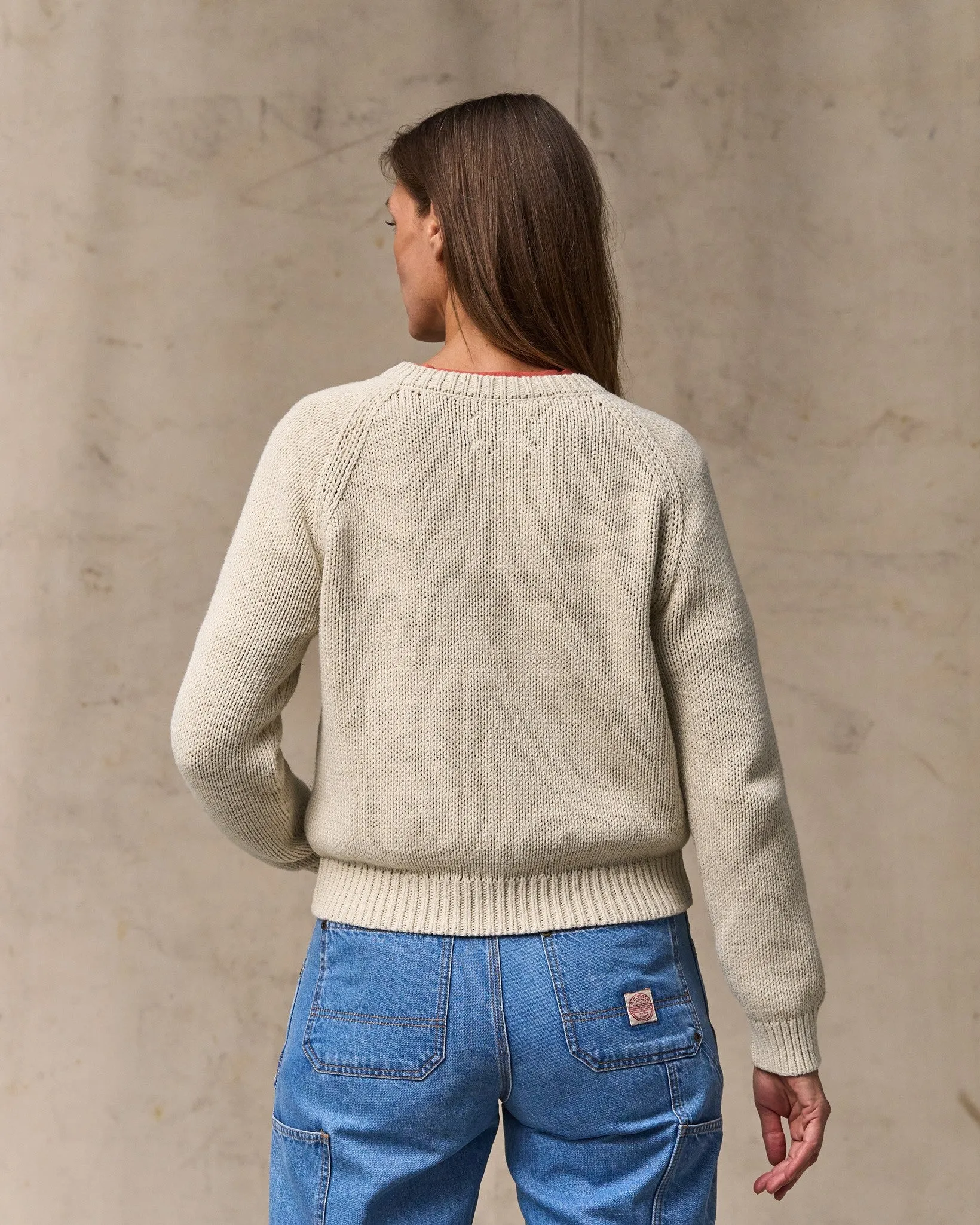 Women's Cotton Crewneck Sweater - Natural sold by Filson product image thumbnail 2